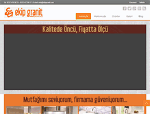 Tablet Screenshot of ekipgranit.com